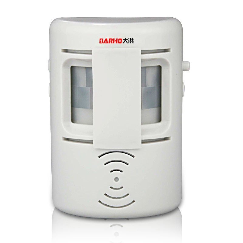 欢迎光临门铃感应器叮咚店铺进出门双向迎宾器超市红外线感应报警