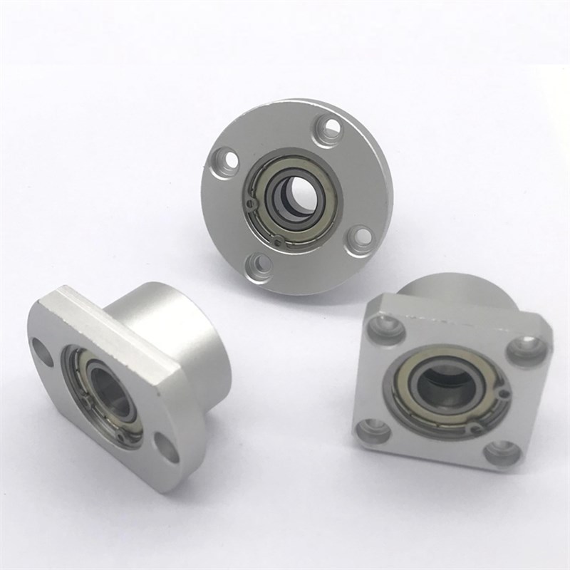 轴承座组件带扣环轴承座替换米思米BGRB90圆法兰嵌入型轴承座