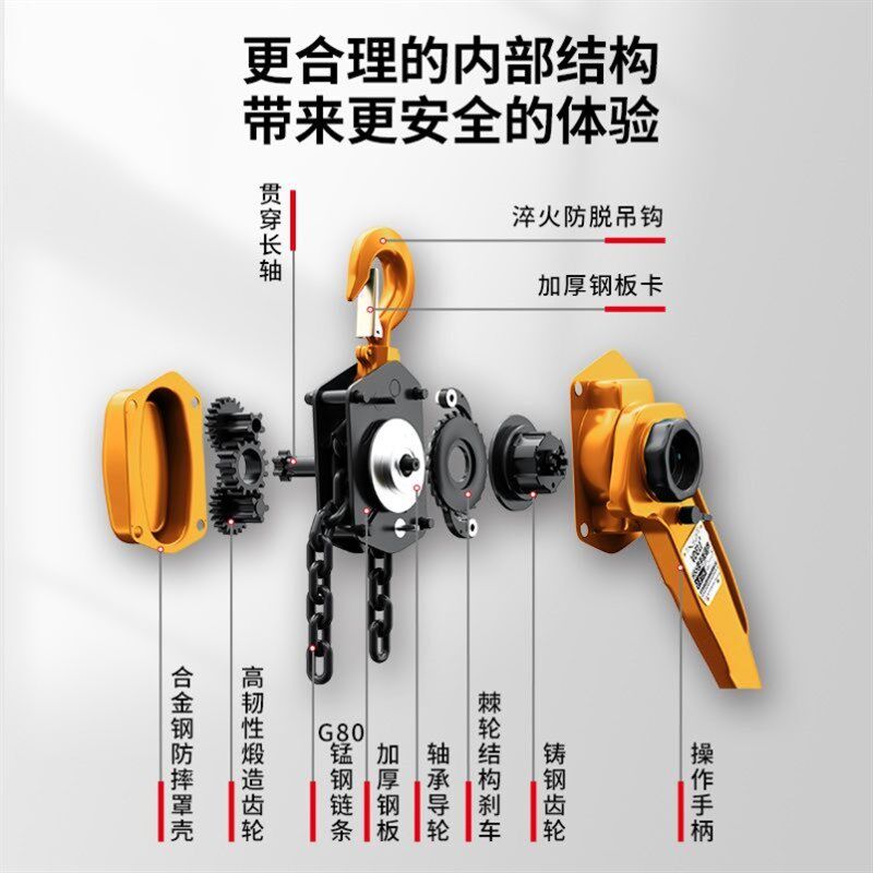 手扳葫芦手摇吊葫芦吨吨吨手拉紧线器手动牵引重倒链,搬运/仓储/物流设备,其他吊具,淘宝优惠券,粉丝福利购,淘宝优惠卷