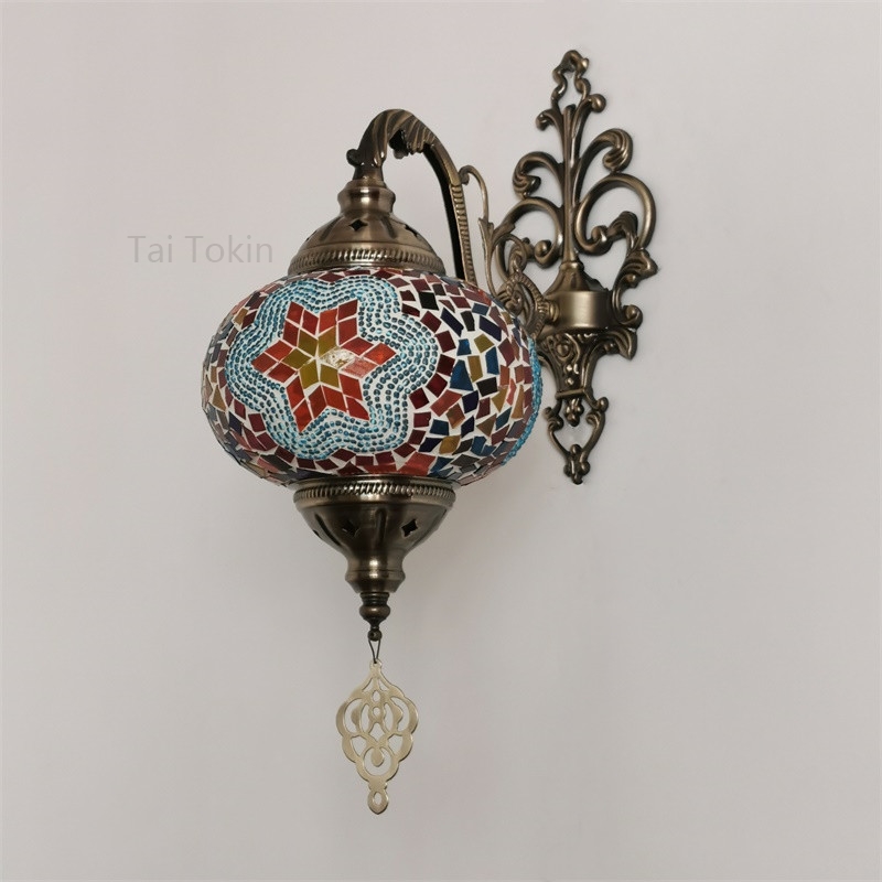 摩洛哥特色壁灯地中海手工过道走廊阳台餐厅酒店酒吧民宿装饰壁灯