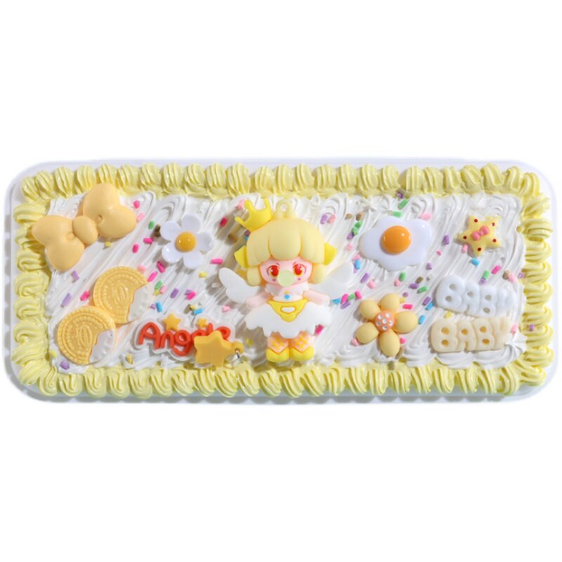 222年新款dly手工制作创意文具盒材料包女孩奶油胶铅笔盒小学生