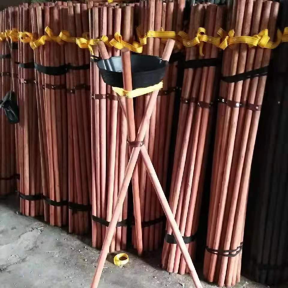 加高开业花篮实木三脚架黑原木色开张三角支架大麦气球木架子花篮