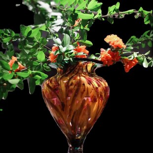 小蛮腰 古法琉璃瓶 粉色器出口yun单 人间遗珠 卡罗尔