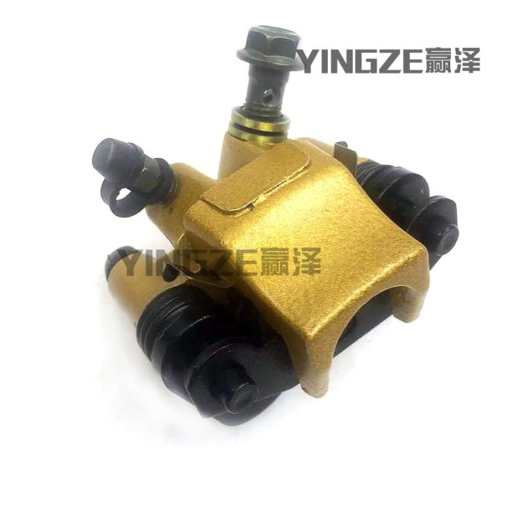 四轮沙滩车配件前刹车下泵改装110CC卡丁车前碟刹泵刹车卡钳 下泵