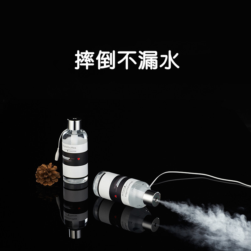 矿泉水瓶USB车载加湿器迷你小办公室家用静音喷雾便携式创意礼品