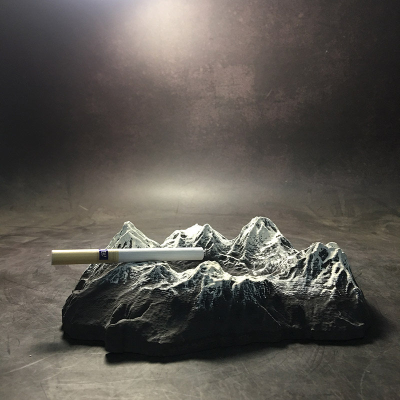 冬官手作 水泥石装饰烟灰缸雪山湖烟缸民宿茶室酒吧,家居饰品,装饰烟灰缸,淘宝优惠券,粉丝福利购,淘宝优惠卷