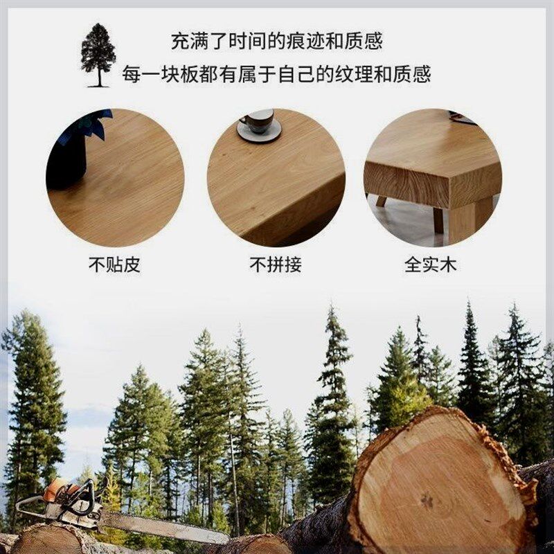 实木会客桌长桌大板桌欧式洽谈桌工业风培训大桌办公桌电脑桌