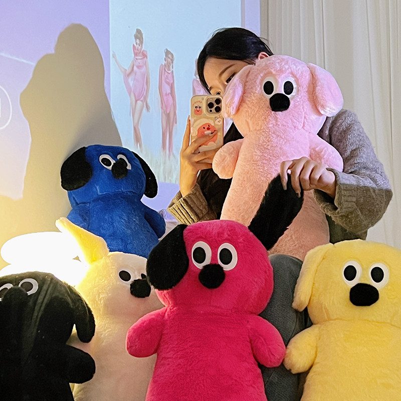 小狗狗玩偶抱枕公仔女生睡觉专用大布娃娃床上多巴胺毛绒女孩