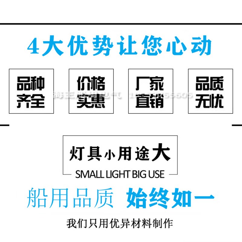 亮舟船用钢质防水救生艇旁搜索灯投光灯TGB带操纵杆TG卤