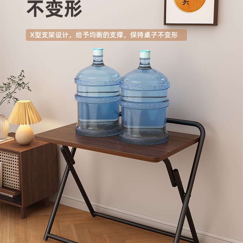 可折叠电脑桌台式书桌家用办公桌卧室小桌子学习写字桌长方形