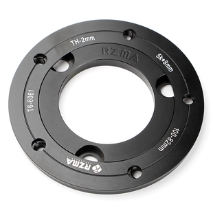 电摩刹车盘增高垫片调居中内径铝合金瑞祖玛高精密五孔法兰