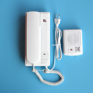 柔乐对讲门铃一拖一非视楼宇门铃有线对讲门铃带锁