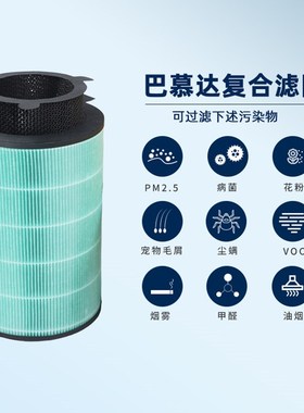 适配lud巴慕达空气净化器J   9过网