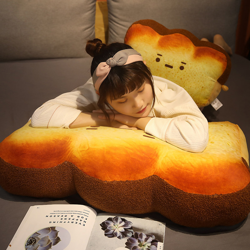 面包抱枕靠垫爱沙发汽车腰靠床上大靠背办公室床头靠枕宿舍学生,居家布艺,床头靠垫,淘宝优惠券,粉丝福利购,淘宝优惠卷