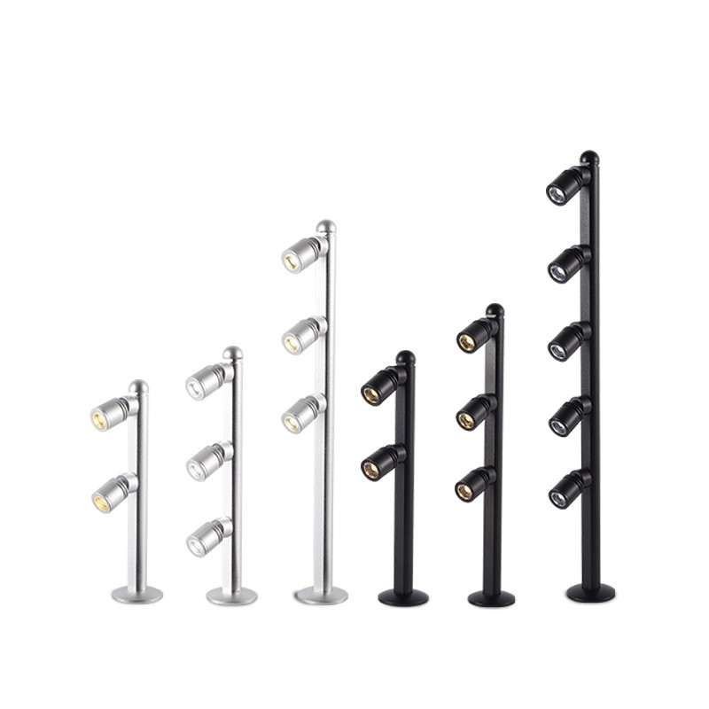 LED柜台灯射灯 2W展柜射灯W立杆灯珠宝灯5W酒柜灯柜台射灯展示灯