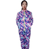 男女防尘工作服耐磨透气分体劳保服宽松防护衣工厂车间易洗易干