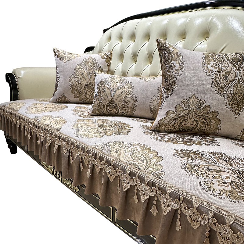 20新款欧式沙发垫四季通用高档奢华防滑坐垫u形贵妃定制