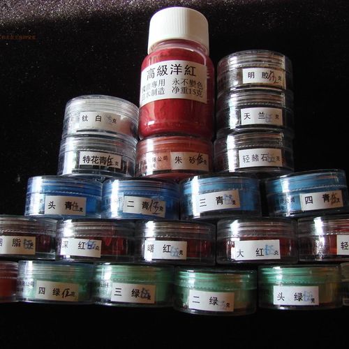 上海蓝珀 克瓶装特级青膏(老技工制作国画矿物颜料高级正精品