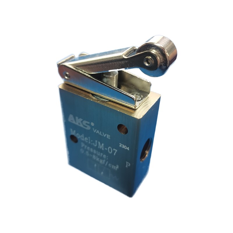 K JM-7气动关滚轮式机械自动气关快速1进1出 行程关