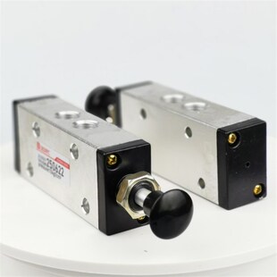 二位五手拉Q铝制手动换向气缸控制公斤耐压