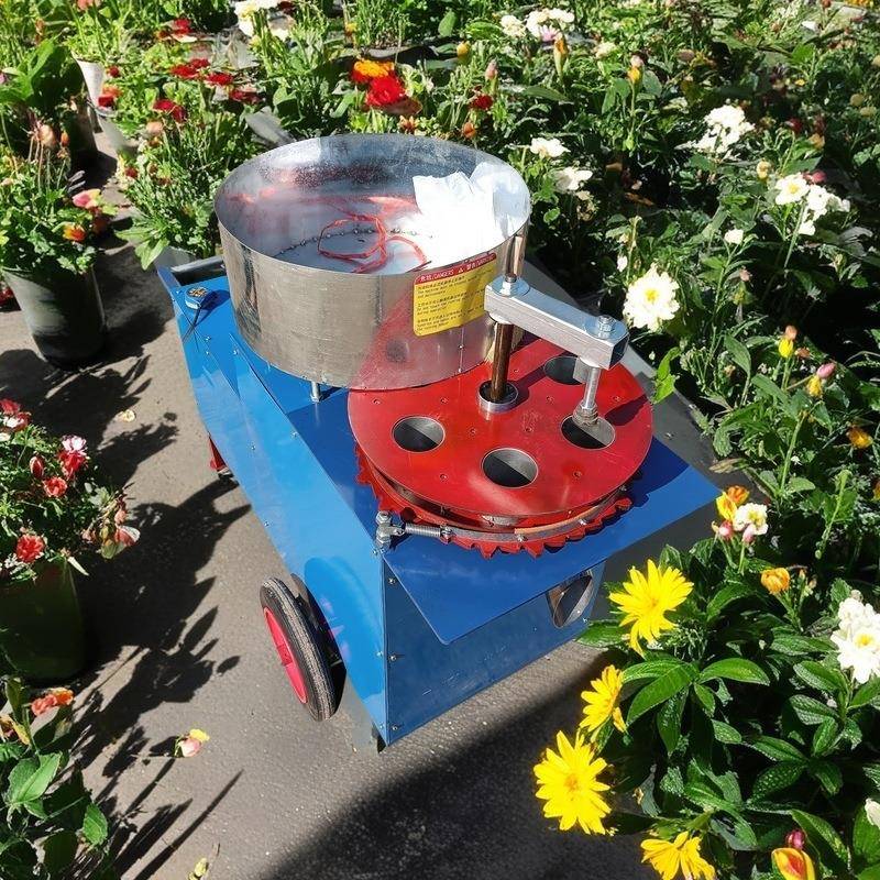 草炭土营养土制钵机植物育苗移栽钵机农业无纺布盆栽灌装机