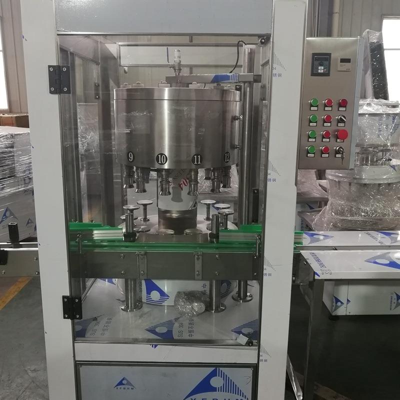 回转式白酒灌装机酒水饮料玻璃瓶定量灌装机自动葡萄酒灌装机