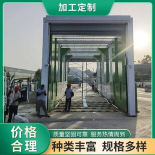 使用封閉洗車機電廠車輛洗輪機 忻州廠家銷售煤礦可冬季