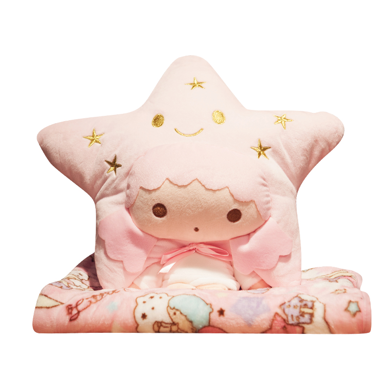 抱枕被子两用汽车毯子车上枕头车载珊瑚绒车内多功能午睡女生可爱