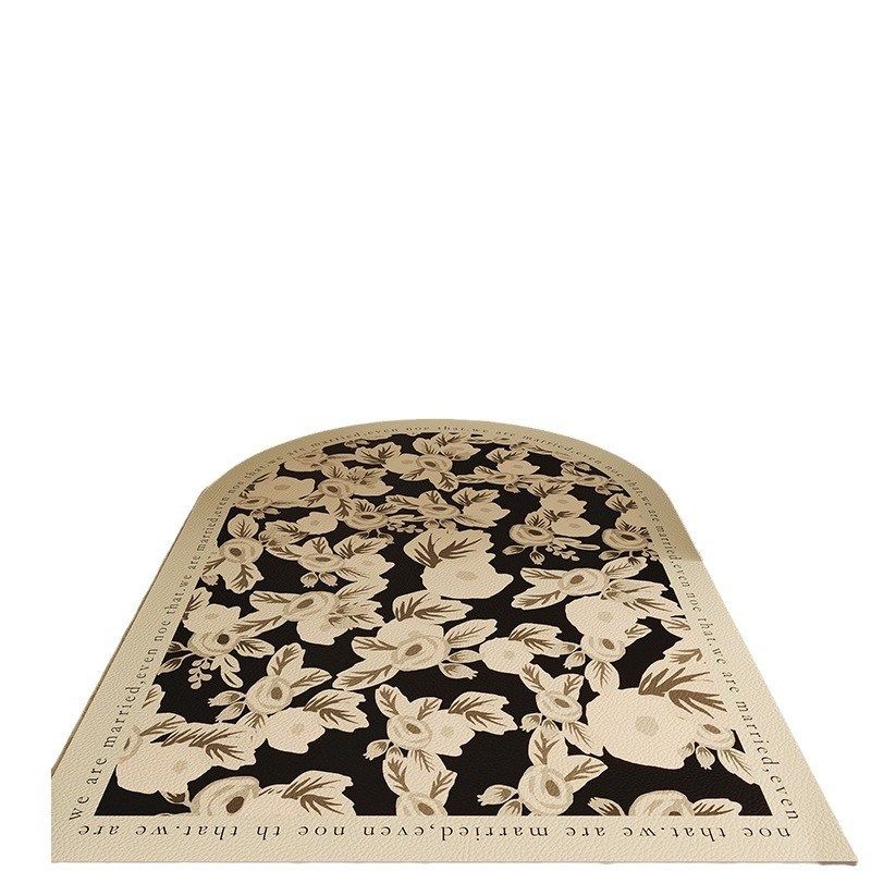 轻奢高级入户门地垫耐脏免洗pvc覆古进门垫子脚垫皮革地毯可裁剪,居家布艺,家用脚垫,淘宝优惠券,粉丝福利购,淘宝优惠卷