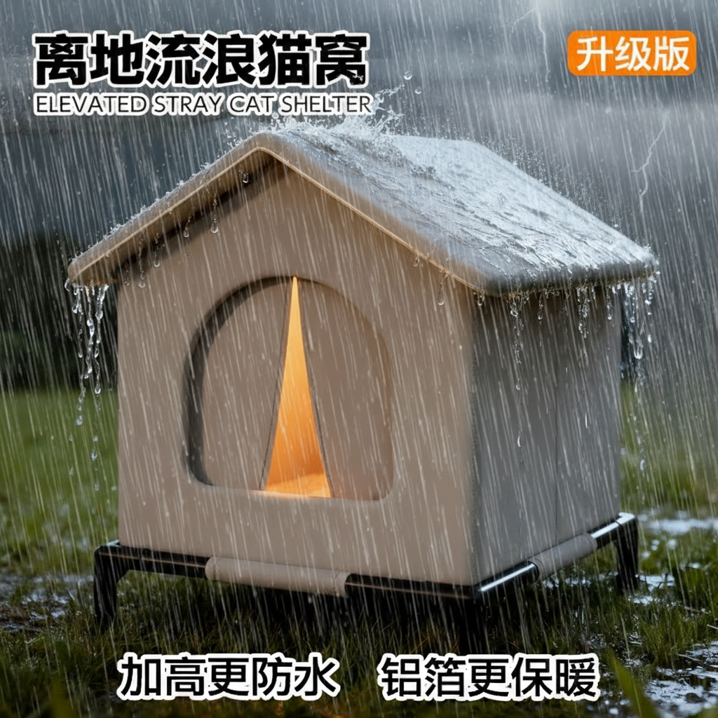 流浪猫户外窝防水保暖防雨防寒