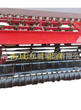高粱施肥播种机拖拉机带的16行小麦播种机2BFX-16大麦播种机