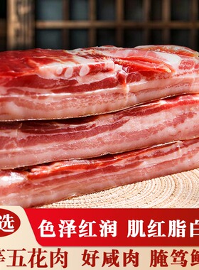 正宗咸肉腌笃鲜上海南风肉风干肉咸肉五花肉腌猪肉刀板香咸肉腊肉