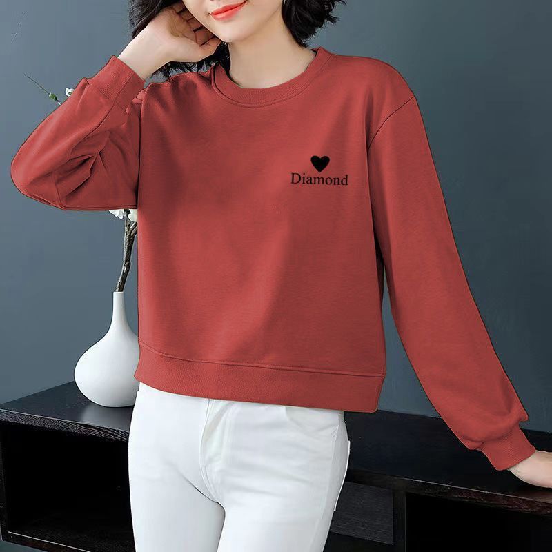 纯棉薄款小个子卫衣女春秋季上衣