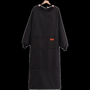 加长加大加绒罩衣大人男士加厚时尚工作服工装外防水油围裙长袖