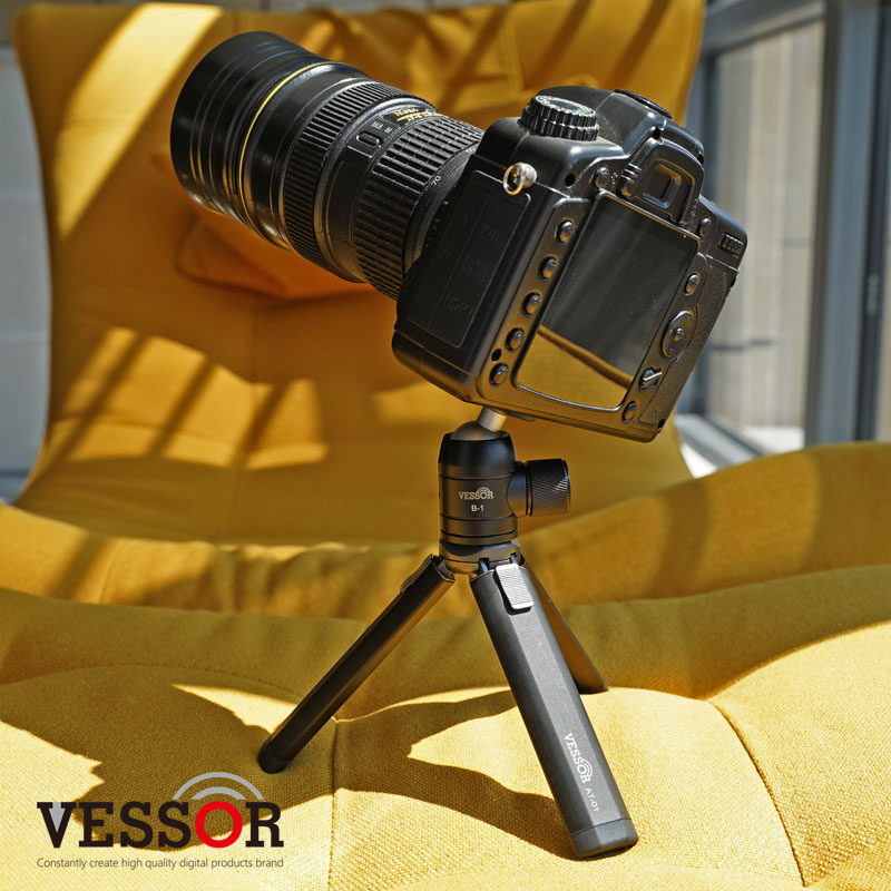 优码创金属两段式通勤脚架手微单反相持支架稳定器