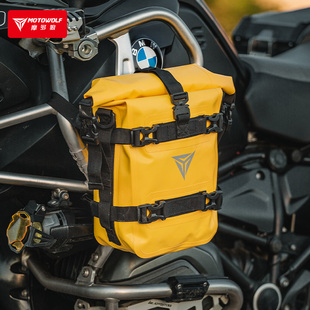 摩多狼车边包防水快拆护杠包保险杆包置物包两侧挂包挎包
