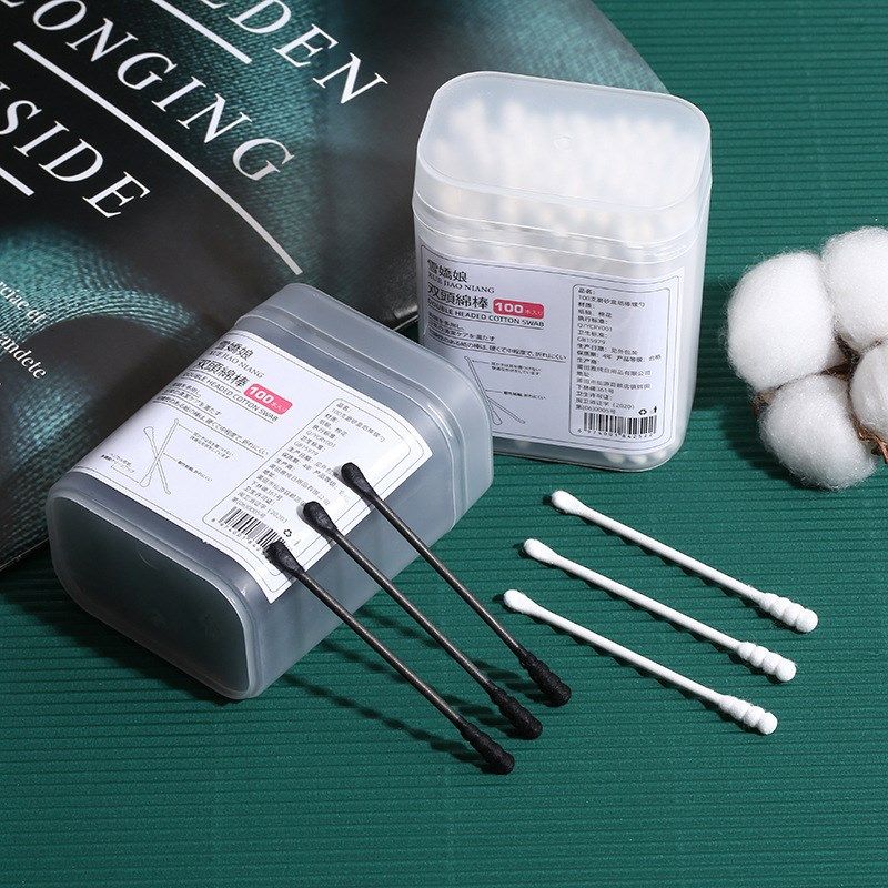 头耳勺棉签支盒装挖耳勺洁黑头一次性头棉棒,家庭/个人清洁工具,棉签/棉棒/棉包,淘宝优惠券,粉丝福利购,淘宝优惠卷