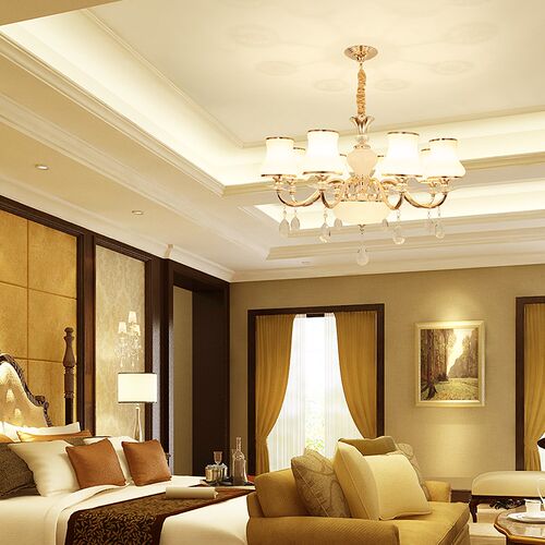 吊灯客厅灯欧式水晶灯吊灯具卧室灯现代全屋餐灯饰