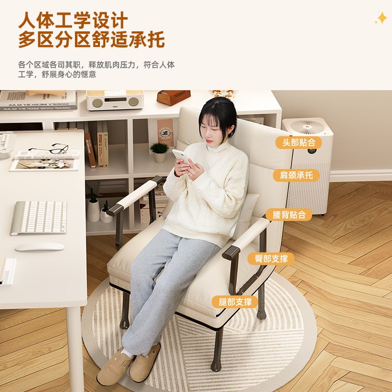 折叠床办公室午休午睡床两用躺椅家用夏季可躺可坐沙发床两用椅子