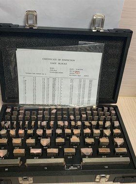 精密高速钢块规套装量块3o2件 47件 83件 87件103件113件0级单块