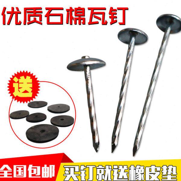 水泥钉钢钉 特种 大头石棉瓦专用钉 瓦楞钉大头钉 瓦钉 图钉2寸2.
