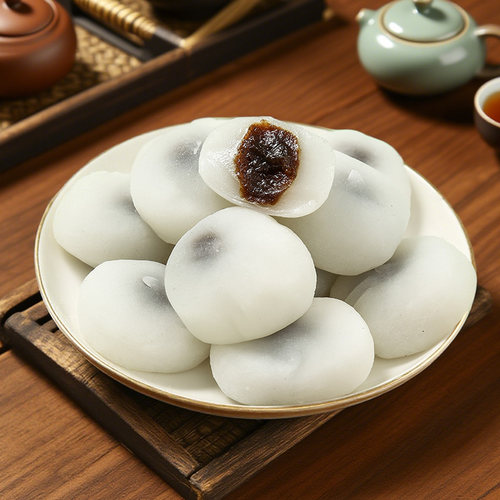 麻薯干吃汤圆糯米糍粑早餐面包