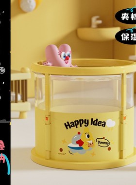 Voutdoing游泳桶婴儿家用儿童泡澡桶新生儿可折叠浴桶宝宝洗澡桶