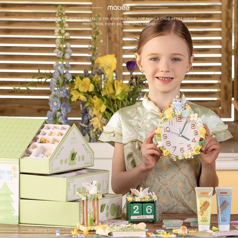 mobee时光藤屋咕卡套装玩具奶油胶小房子礼盒diy送毕业女生日礼物