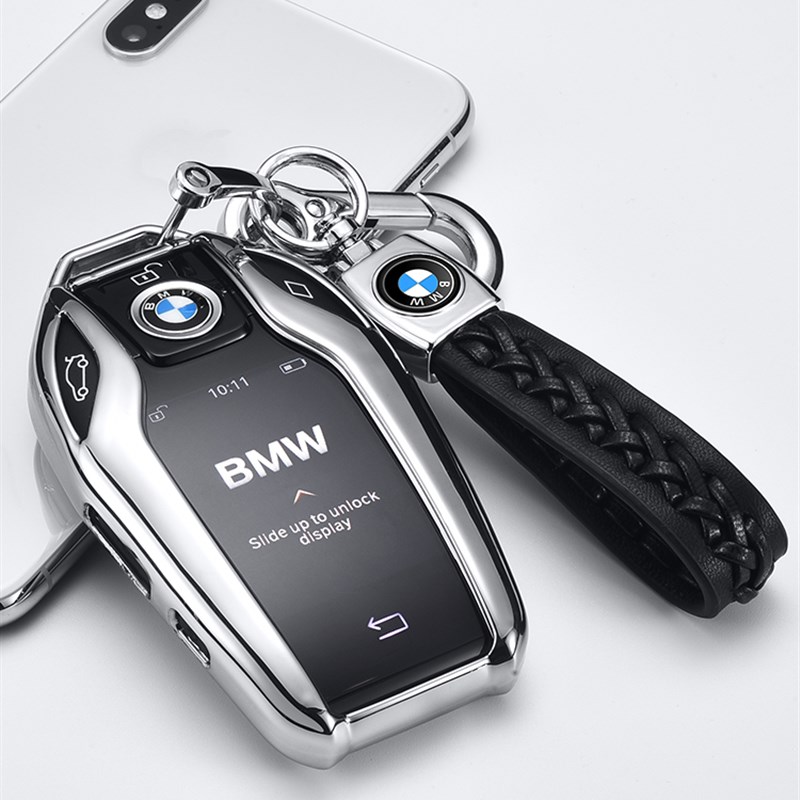 宝马钥匙套7系730l新X3X5X6X7扣5系530LE6系GT液晶屏汽车钥匙包壳