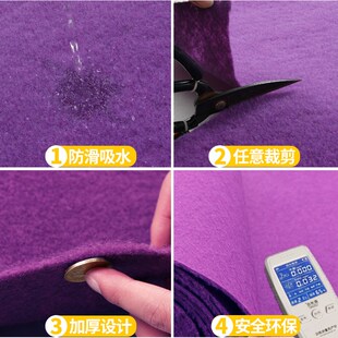 贞爱紫色地毯婚庆一次性婚礼店铺门口开业迎宾商用展会活动舞台