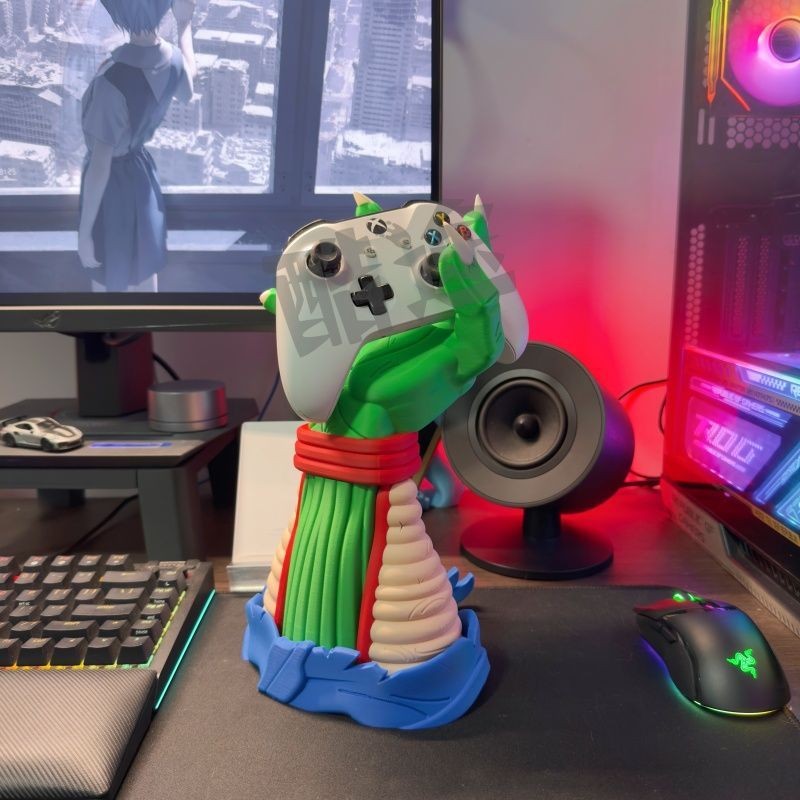 比克手臂手柄支架大款游戏伴侣耳机架xbox/switch/ps53d打印