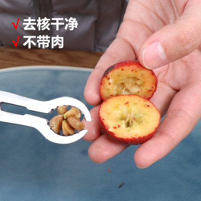 新款山楂去核器冰糖葫芦制作工具钳子掏山楂核山里红取核器扣籽刀
