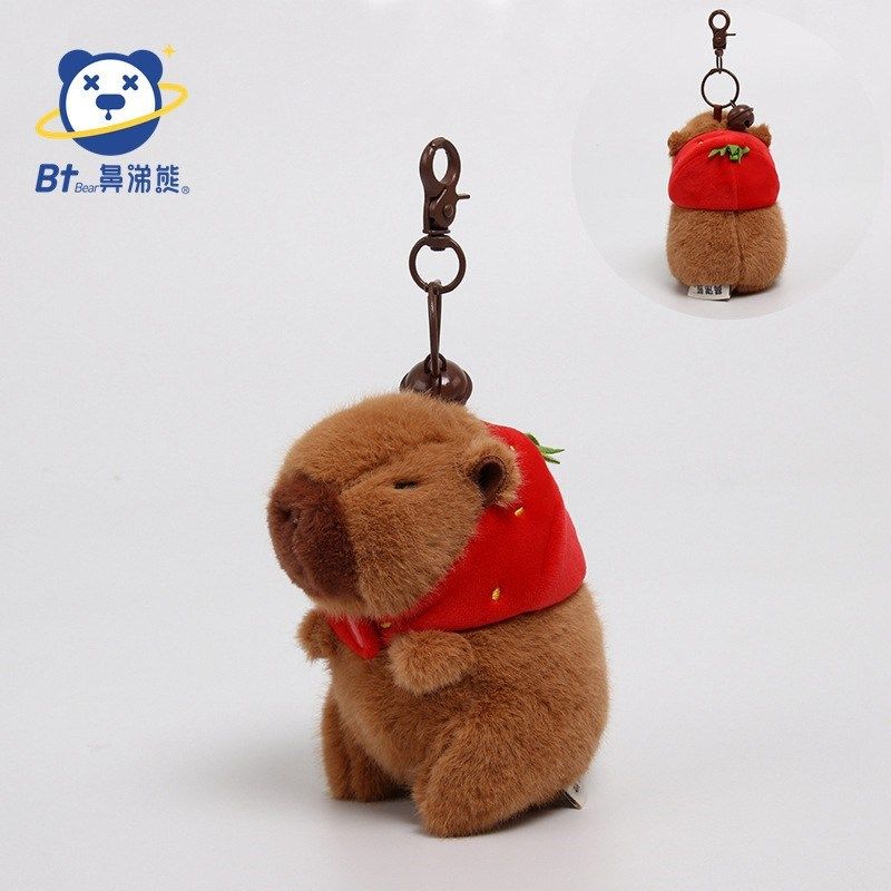 正卡皮巴拉玩偶水豚公仔卡皮吧啦毛绒爱丑萌娃娃书包挂件,玩具/童车/益智/积木/模型,毛绒/玩偶/公仔/布艺类玩具,淘宝优惠券,粉丝福利购,淘宝优惠卷