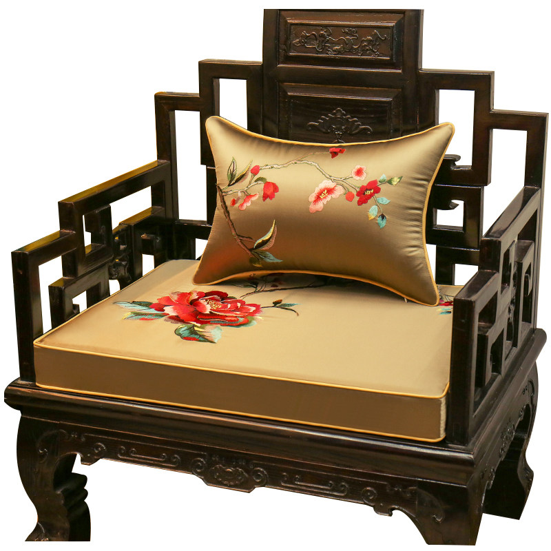 红木沙发坐垫罩实木家具座垫靠背拆洗罗汉床垫子加厚防滑